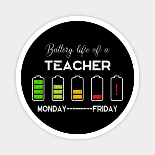 Battery life of a teacher Magnet
